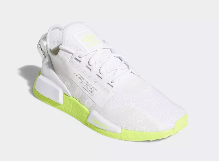 Adidas NMD R1 V2 White Volt Boost FX3903 väljalaskekuupäev