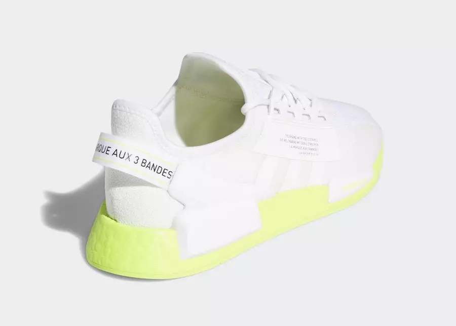 adidas NMD R1 V2 Blanche Volt Boost FX3903 Date de sortie