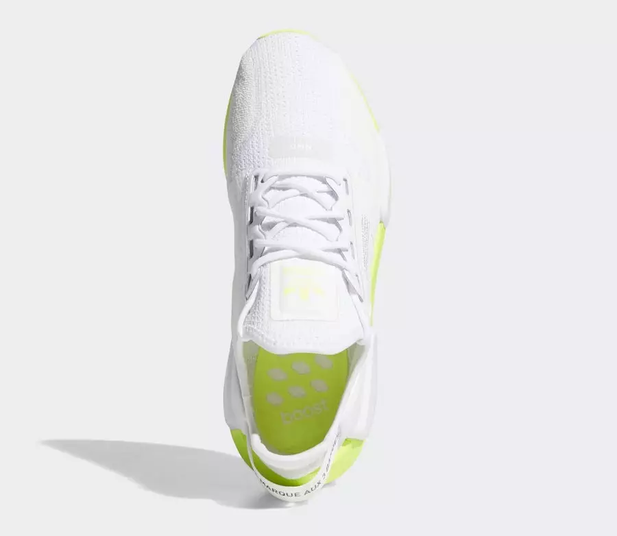 Adidas NMD R1 V2 White Volt Boost FX3903 väljalaskekuupäev