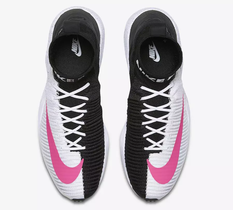 Nike Zoom Mercurial Flyknit IX Noir Blanc Rose 852616-100