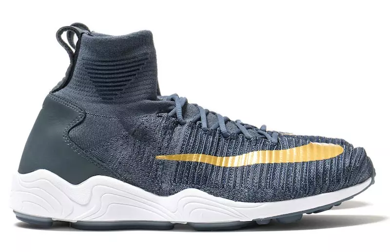 Nike Zoom Mercurial Flyknit Zorro Azul Oro Metálico