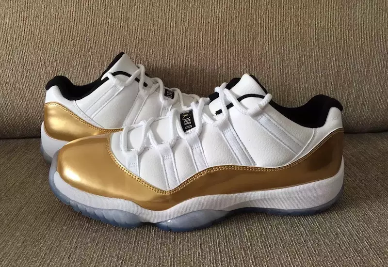 Air Jordan 11 Laag in wit en goud voor de zomer