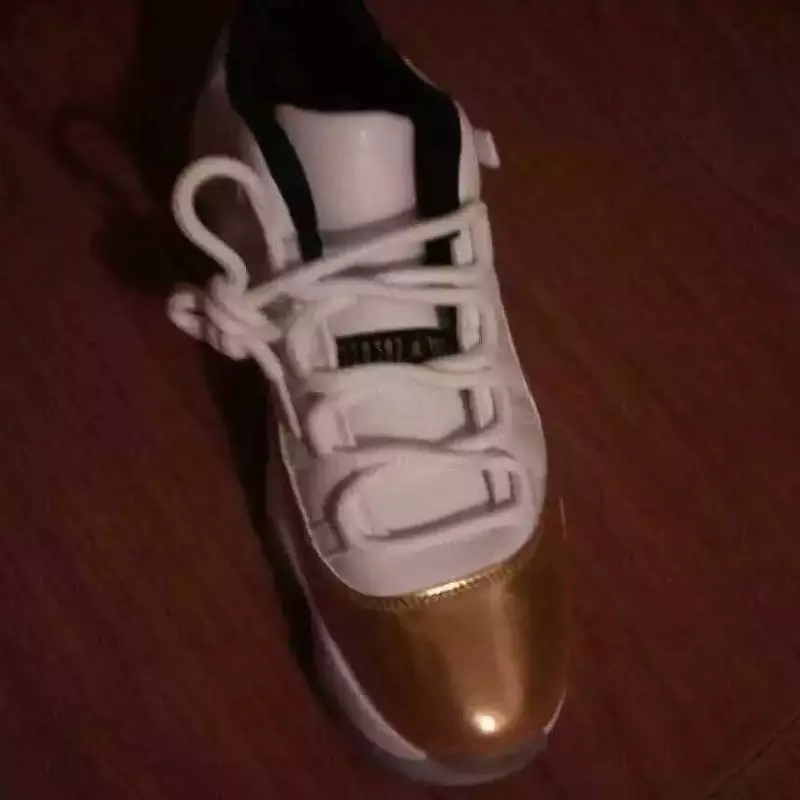 Air Jordan 11 Low White Gold Olympic