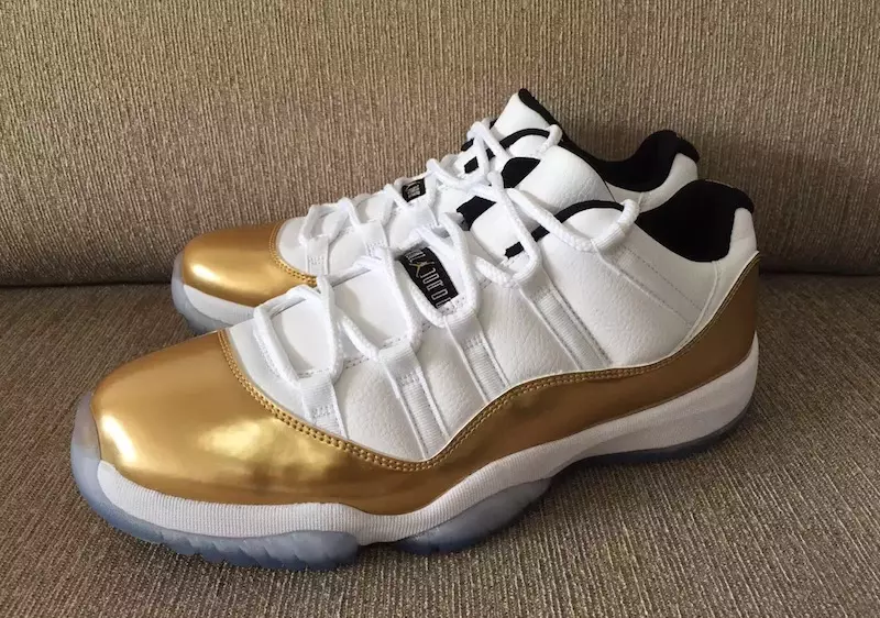 White Gold Air Jordan 11 ретро төмен