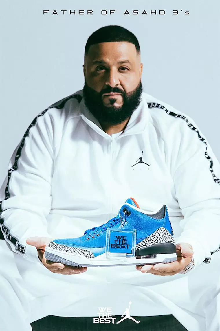 DJ Khaled Air Jordan 3 אן אנדער איין Air Jordan 3 פאטער פון Asahd