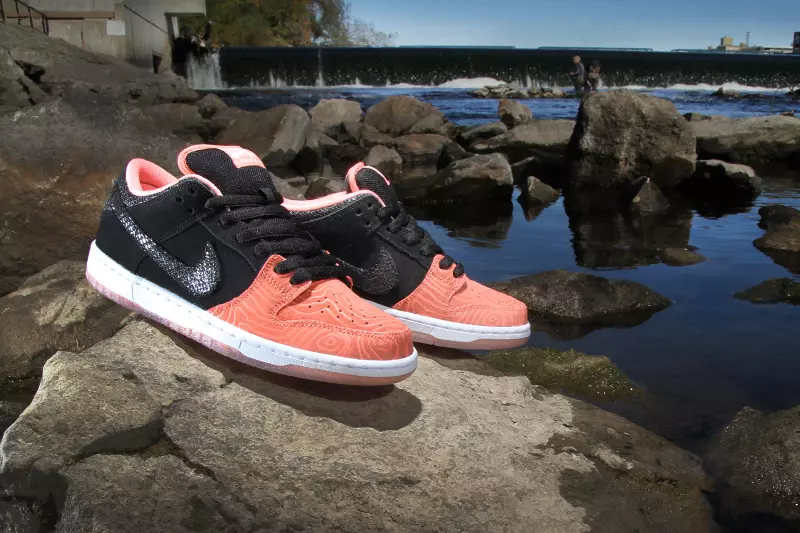 Premier Nike SB Dunk Düşük Somon Merdiven Paketi