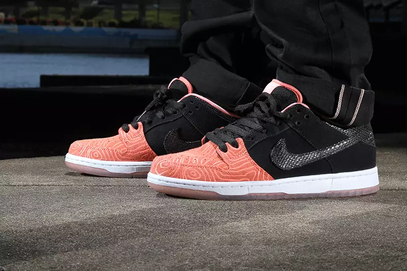 Premier Nike SB Dunk Düşük Somon Merdiven Paketi