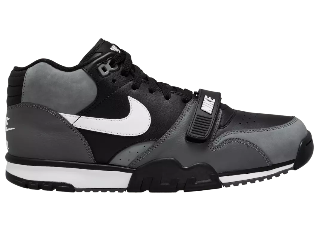 Nike Air Trainer 1 Noir Blanc Gris Foncé Cool Grey D0808-001 Date de sortie