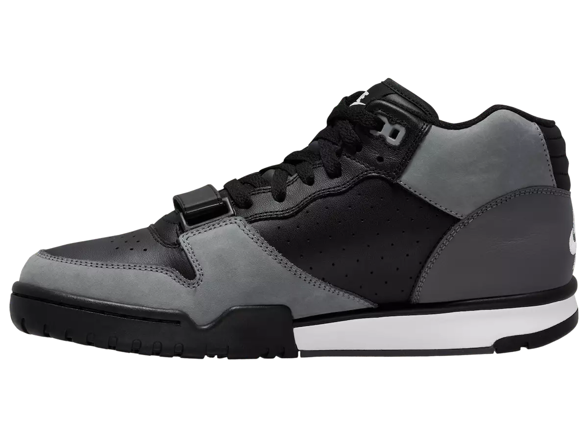 Nike Air Trainer 1 Black White Dark Grey Cool Grey D0808-001 Tarikh Tayangan