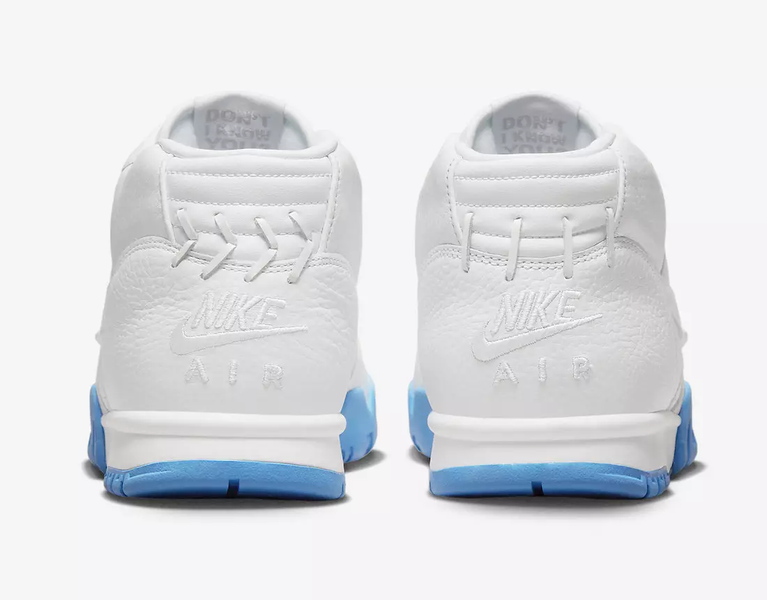 Nike Air Trainer 1 Don't I Know You White University Blue Old Royal DR9997-100 Tarikh Tayangan