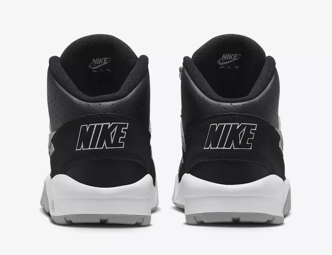 Nike Air Trainer SC High Raiders أسود رمادي أبيض DX3764-001 تاريخ الإصدار