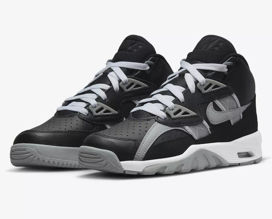 Nike Air Trainer SC High Raiders must hall valge DX3764-001 väljalaskekuupäev