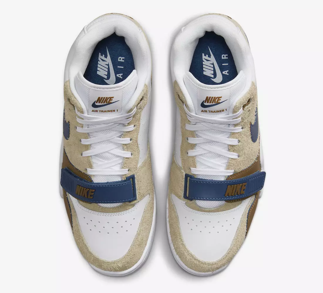 Nike Air Trainer 1 Limestone Valerian Blue Ale Barna Fehér DM0522-200 Megjelenés dátuma