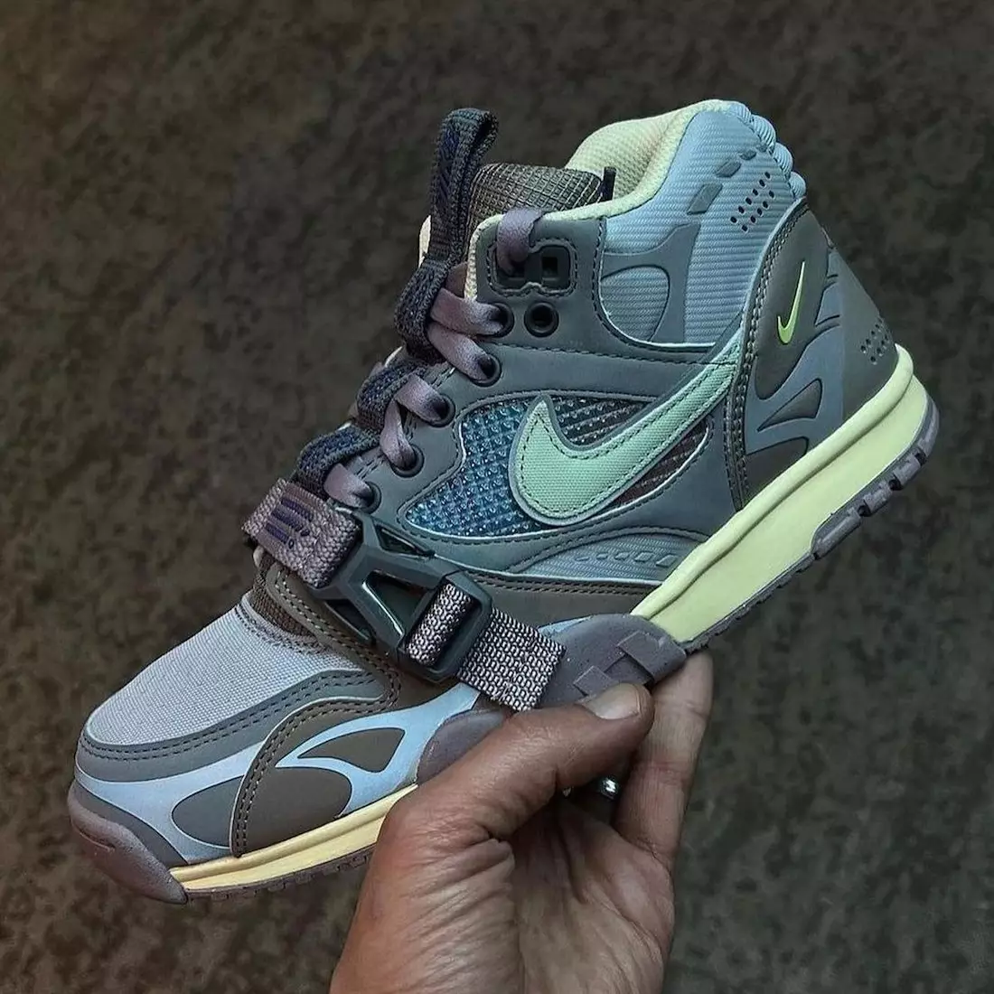 Nike Air Trainer 1 Utility hele suitsuhall mesikasteosakeste hall DH7338-002, väljalaskekuupäev