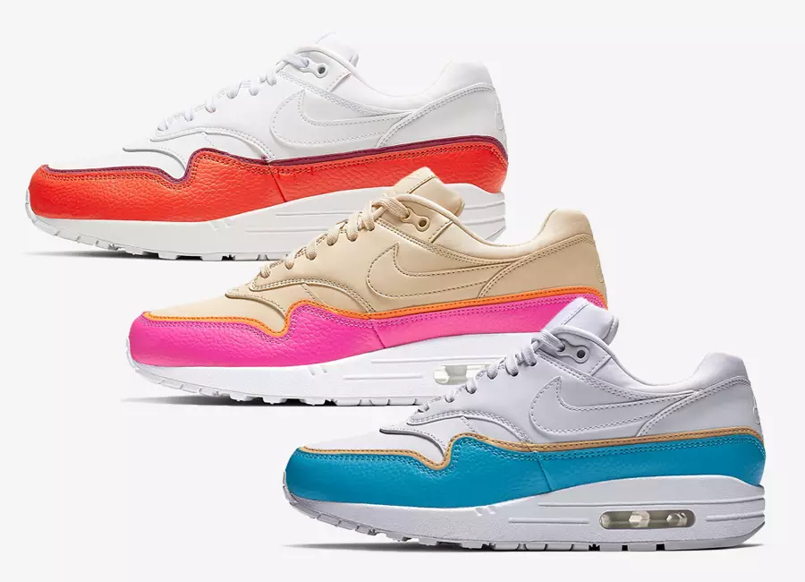 Nike uvoľňuje farebné blatníky na týchto Air Max 1 Colorways