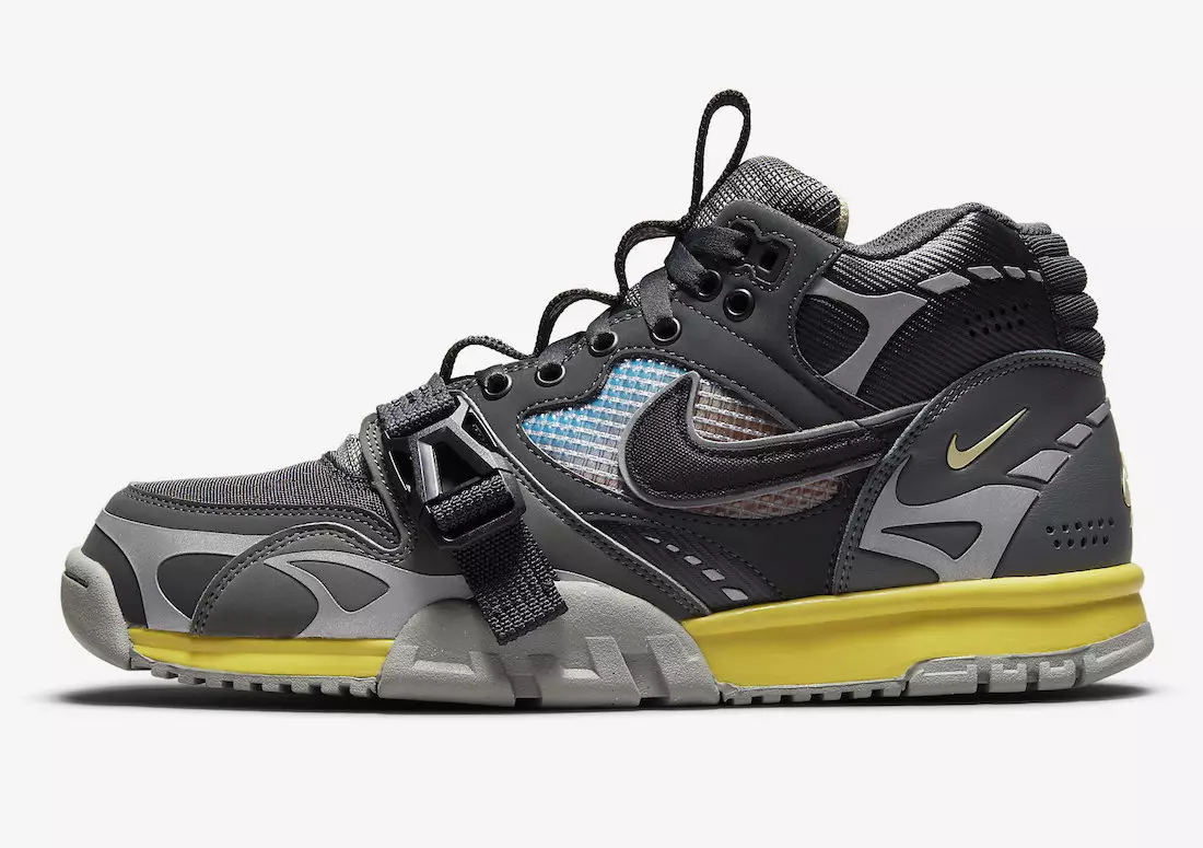 Nike Air Trainer 1 Utility Dark Smoke Մոխրագույն Սև Երկաթե Մոխրագույն Off Noir DH7338-001 Թողարկման ամսաթիվ