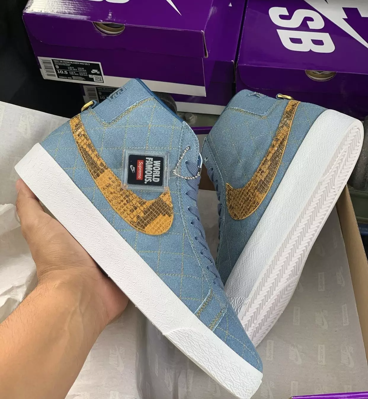 Supreme Nike SB Blazer Mid Industrial Blue DX8421-400 Data de llançament