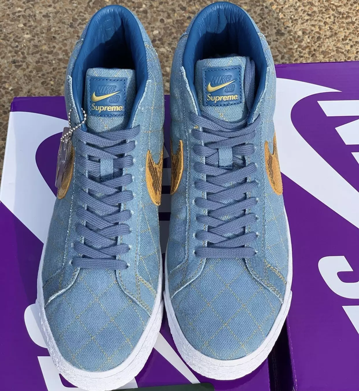 Supreme Nike SB Blazer Mid Industrial Blue DX8421-400 Data de llançament