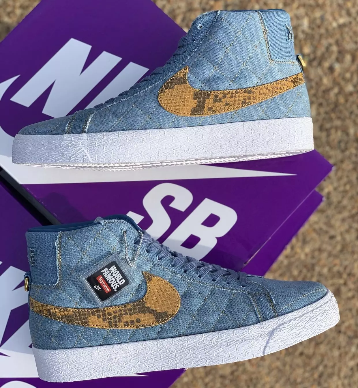 תאריך שחרור Supreme Nike SB בלייזר Mid Industrial Blue DX8421-400