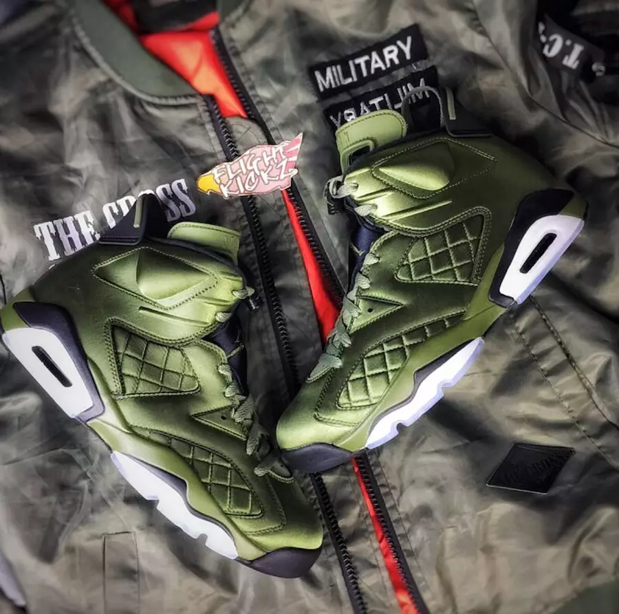 Air Jordan 6 учуучу куртка