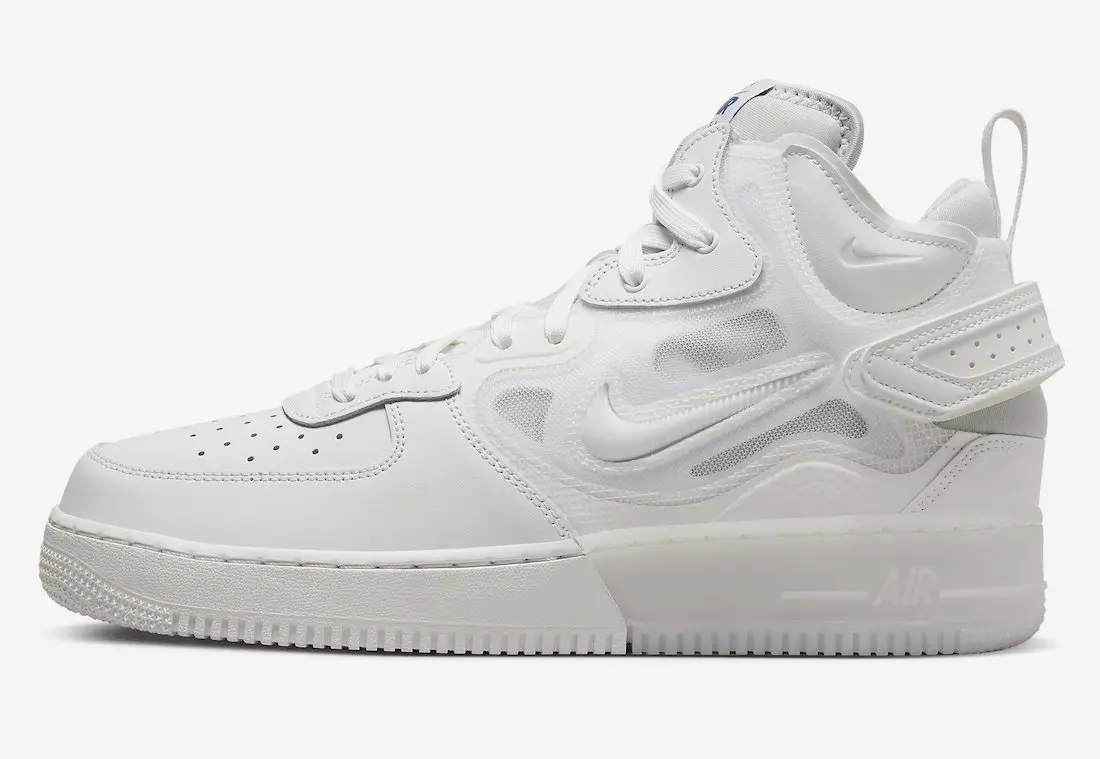 Nike Air Force 1 Mid React White DQ1872-101 Data premiery