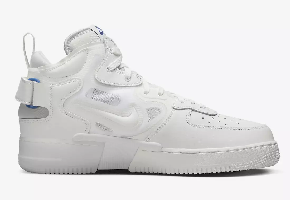 Nike Air Force 1 Mid React White DQ1872-101 Датум на објавување