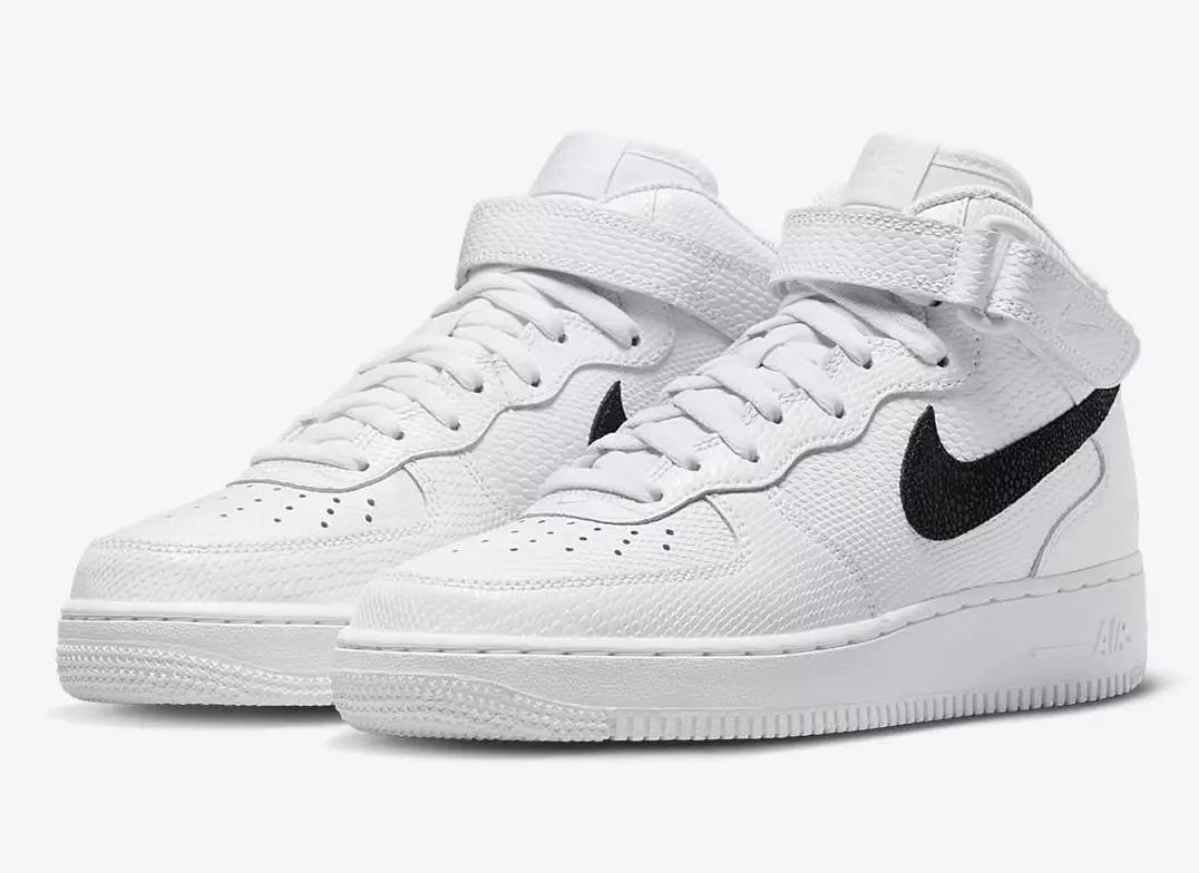 Nike Air Force 1 Mid White Snakeskin DZ5211-100 թողարկման ամսաթիվ