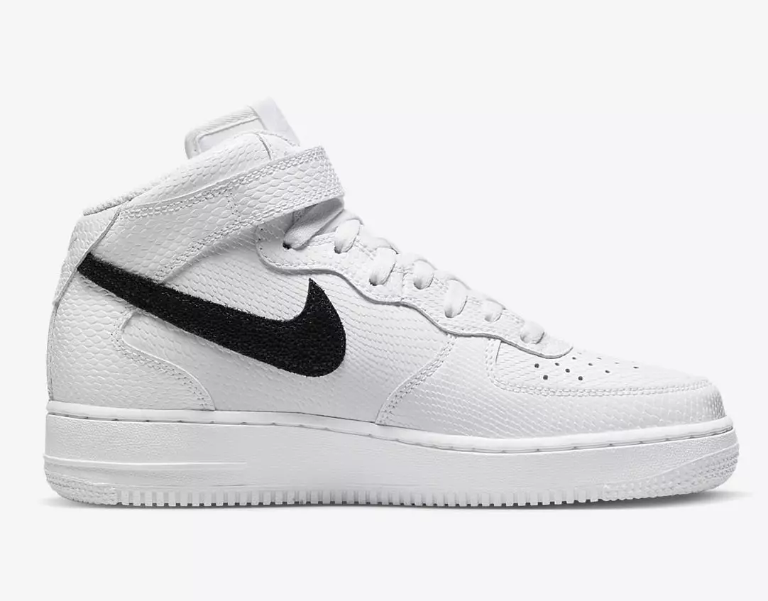 Nike Air Force 1 Mid White Snakeskin DZ5211-100 թողարկման ամսաթիվ