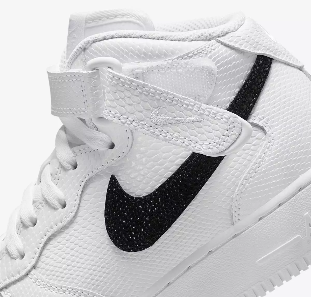 Nike Air Force 1 Mid White Snakeskin DZ5211-100 Tarikh Tayangan