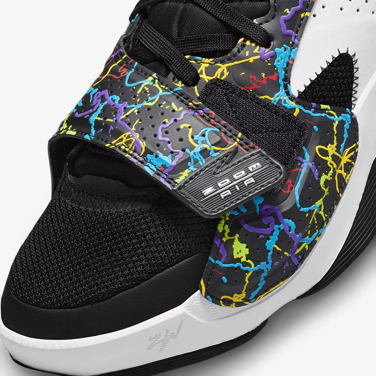 تاریخ انتشار Jordan Zion 2 Black White Multi-Color DO9068-003