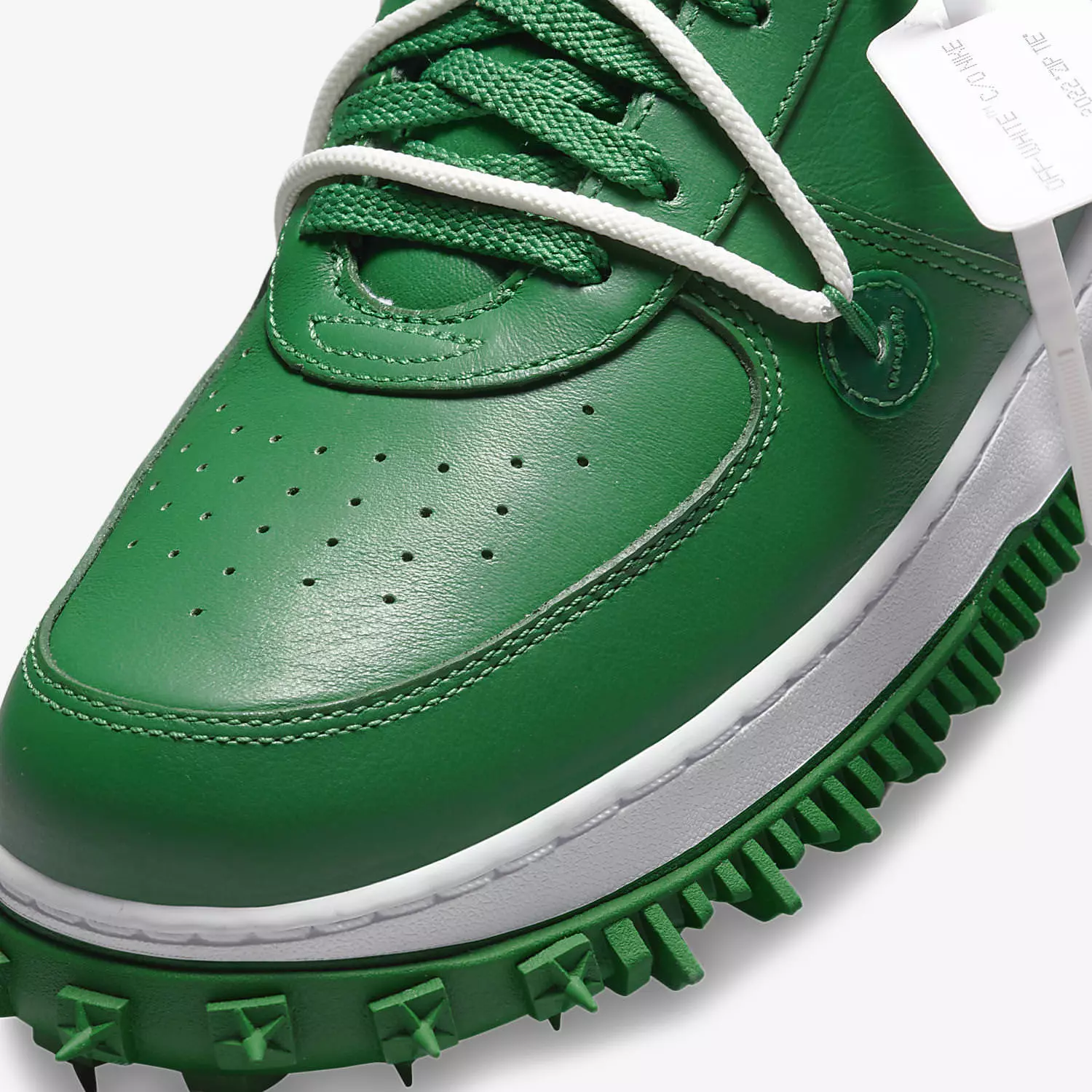 Off-White x Nike Air Force 1 Mid Pine Green DR0500-300 تاريخ الإصدار السعر