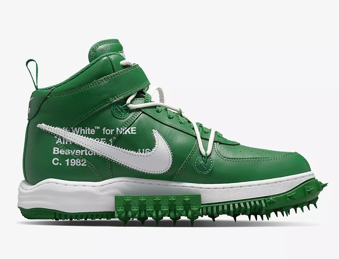 Off-White x Nike Air Force 1 Mid Pine Green DR0500-300 Data de llançament Preu