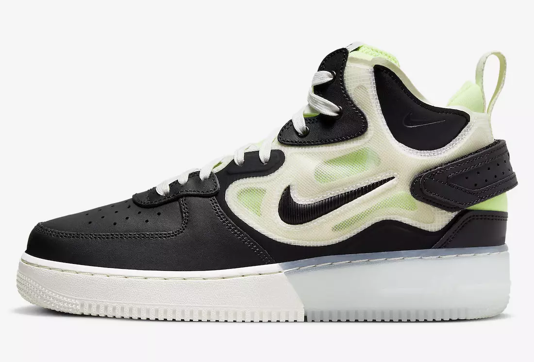 Nike Air Force 1 Mid React DQ1872-100 izlaišanas datums