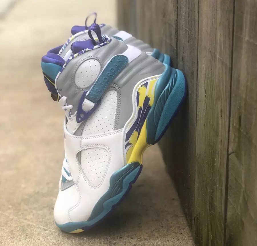 Air Jordan 8 White Aqua WMNS CI1236-100 2019 გამოშვების თარიღი