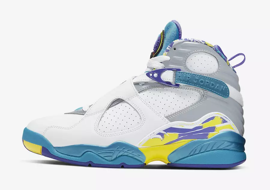 Air Jordan 8 Beyaz Aqua CI1236-100 2019 Çıkış Tarihi Fiyatı