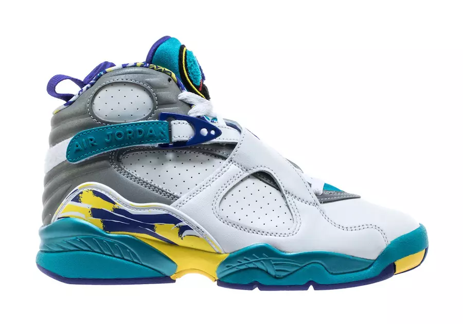 Tanggal Rilis Air Jordan 8 White Aqua CI1236-100 2019