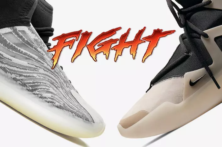 Варақаи беҳтари баскетбол: adidas Yeezy Quantum ё Nike Air Fear of God 1 5219_1