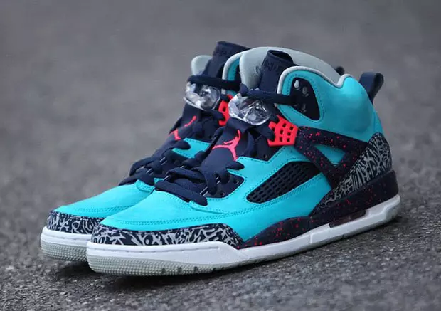 Jordan Spizike 2015 Turquoise Blue Infrared 23 Midnight Navy