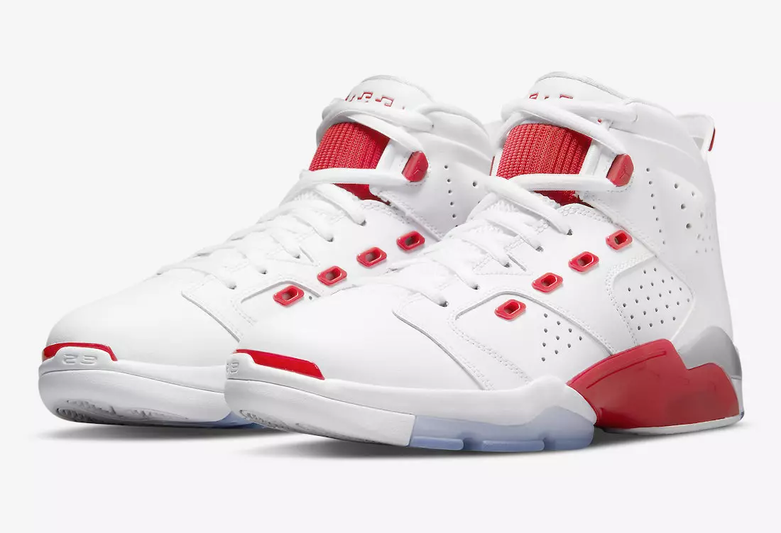 Jordan 6-17-23 révélé en blanc et rouge