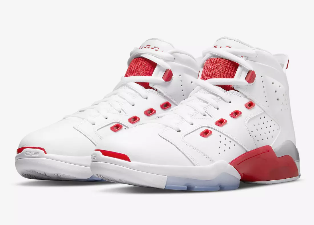 Jordan 6-17-23 White Red DC7330-106 Tarehe ya Kutolewa