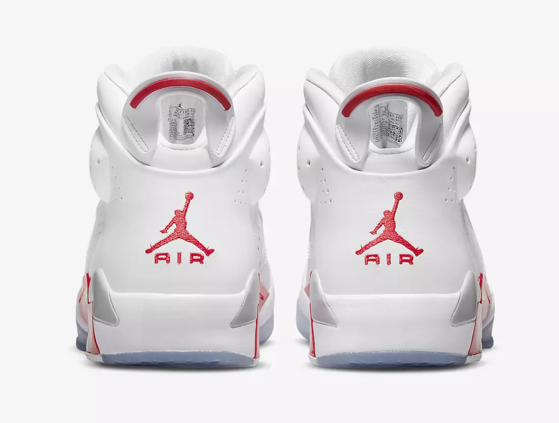 Jordan 6-17-23 White Red DC7330-106 Útgáfudagur