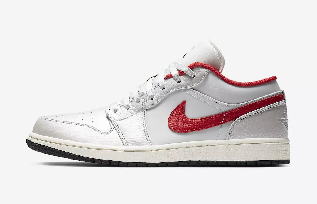 Air Jordan 1 Low White Red DA4668-001 Datum izdavanja