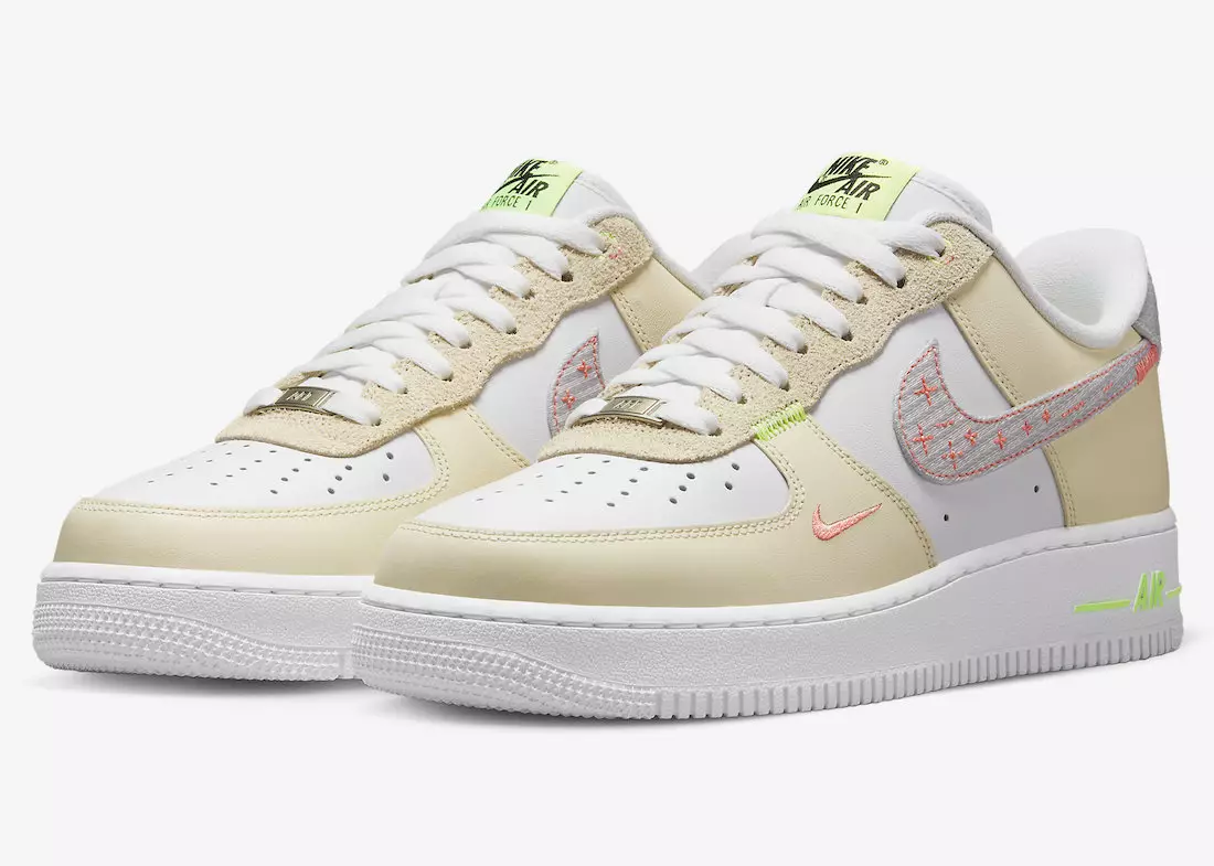 Nike pridáva neónové prešívanie k Air Force 1 Low