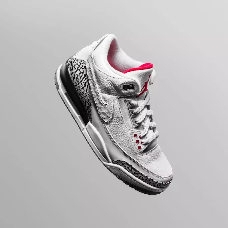 ფეხსაცმლის ქირურგი Cement Air Jordan 3 Velcro Swoosh