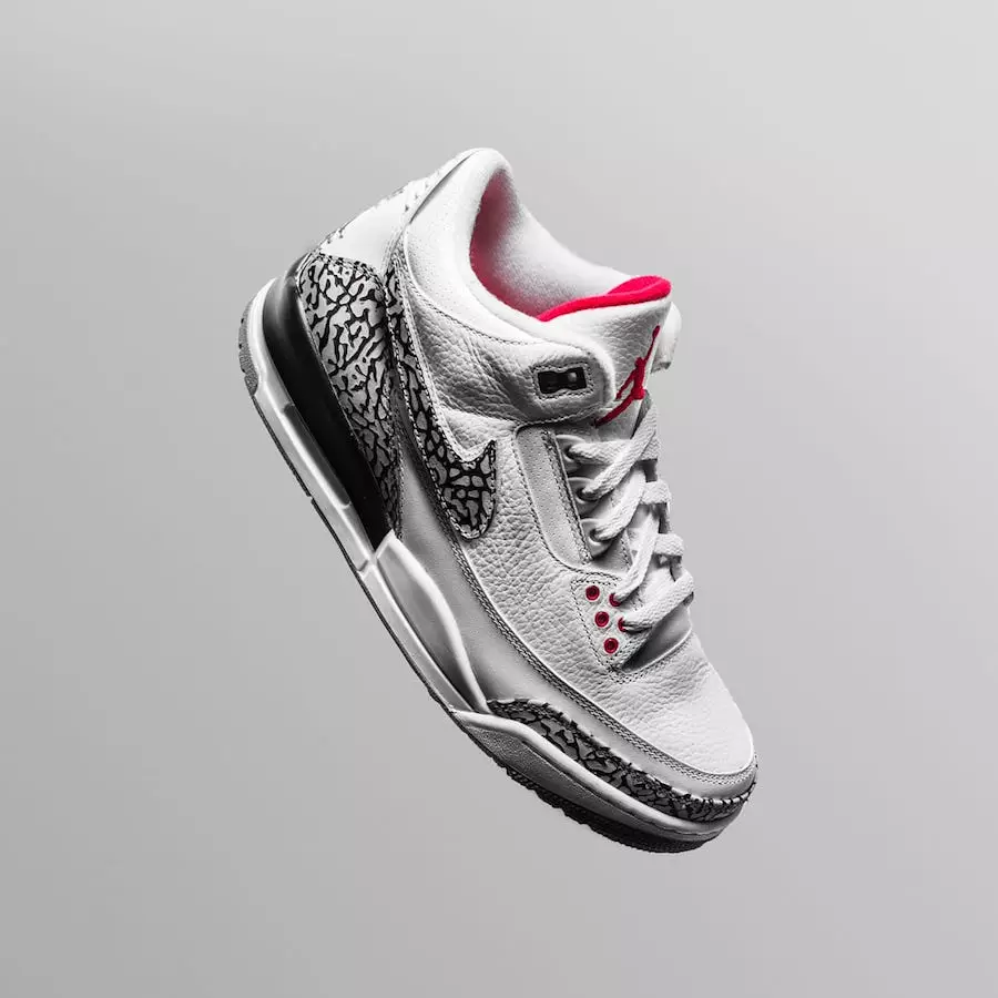 Ayakkabı Cerrahı Çimento Air Jordan 3 Velcro Swoosh