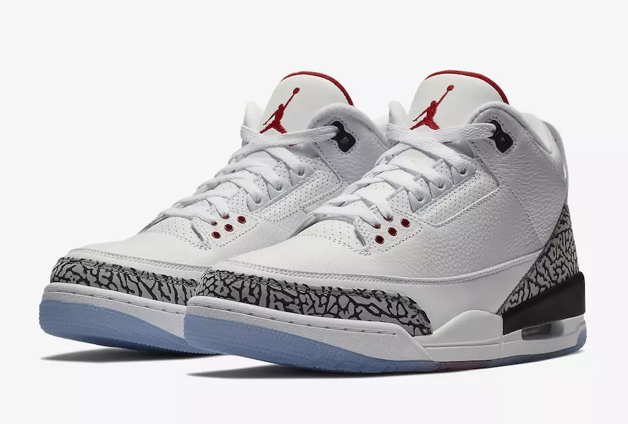 Air Jordan 3 უფასო სროლის ხაზი 923096-101 გამოშვების თარიღი