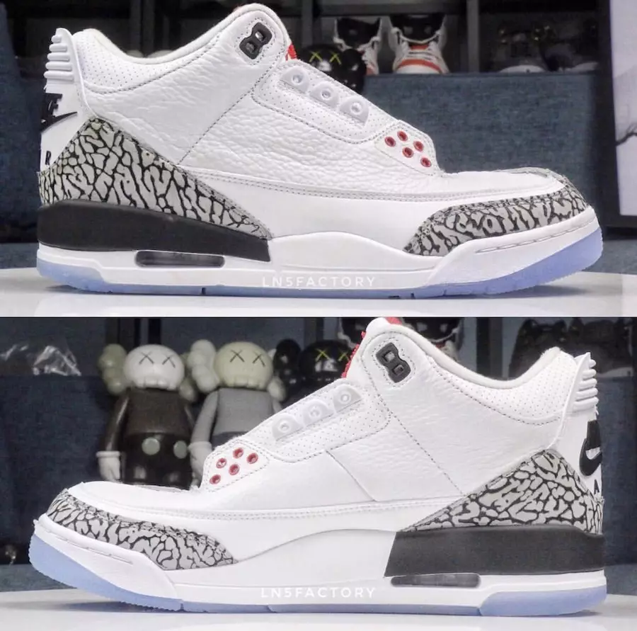 Air Jordan 3 All-Star Dunk Series White Cement 923096-101