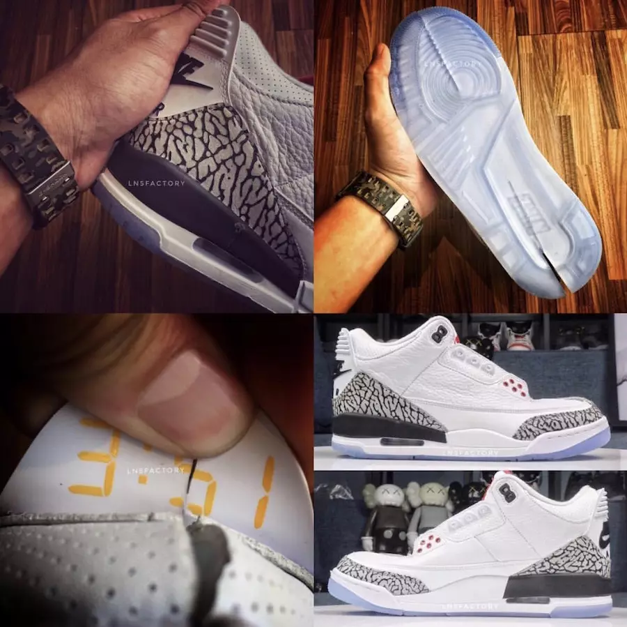 Air Jordan 3 All-Star Dunk Series White Cement 923096-101