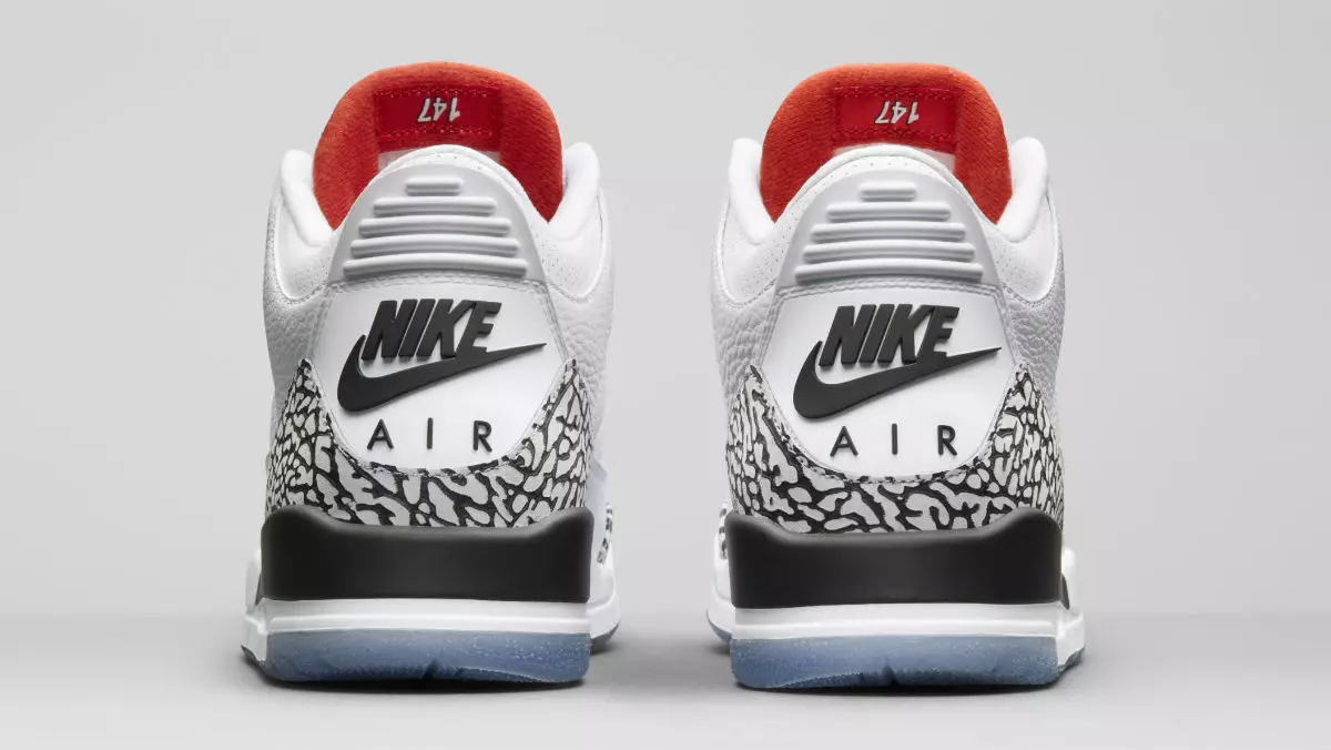 Air Jordan 3 Dunk Contest Semen Putih All-Star Clear Sole 923096-101 Tanggal Rilis