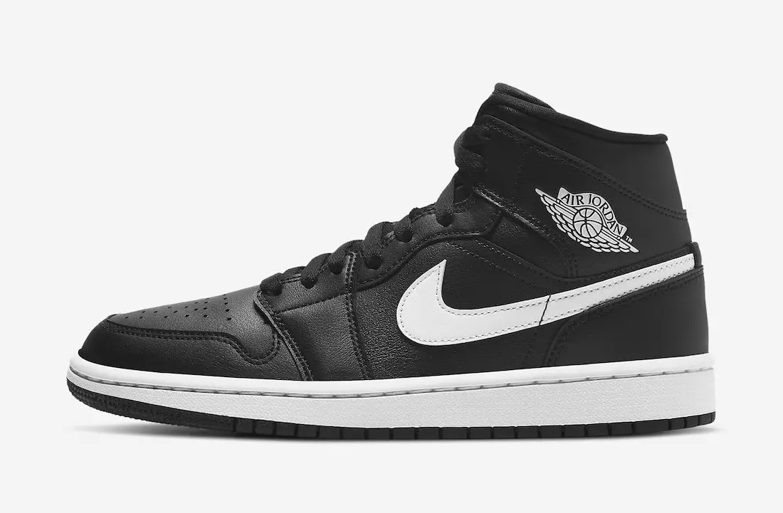 Air Jordan 1 Mid WMNS Black White BQ6472-011 Megjelenés dátuma